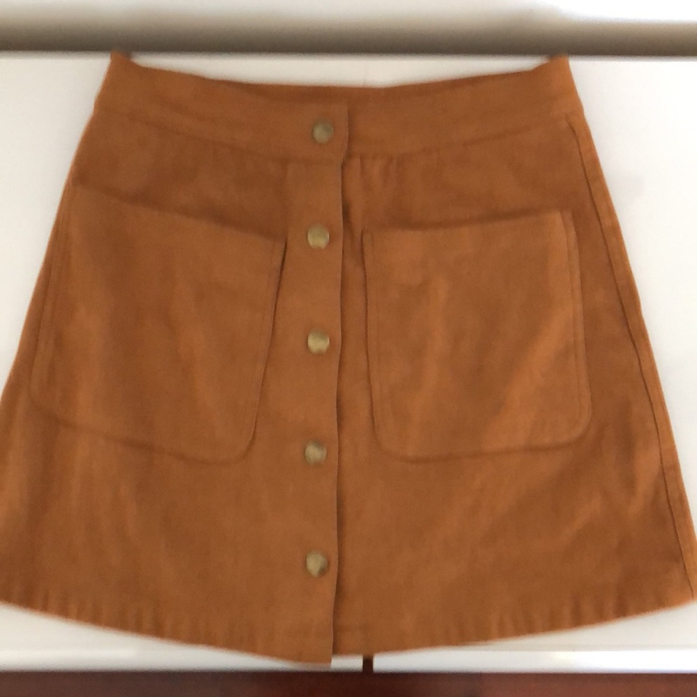 Brooklyn Karma leather look skirt